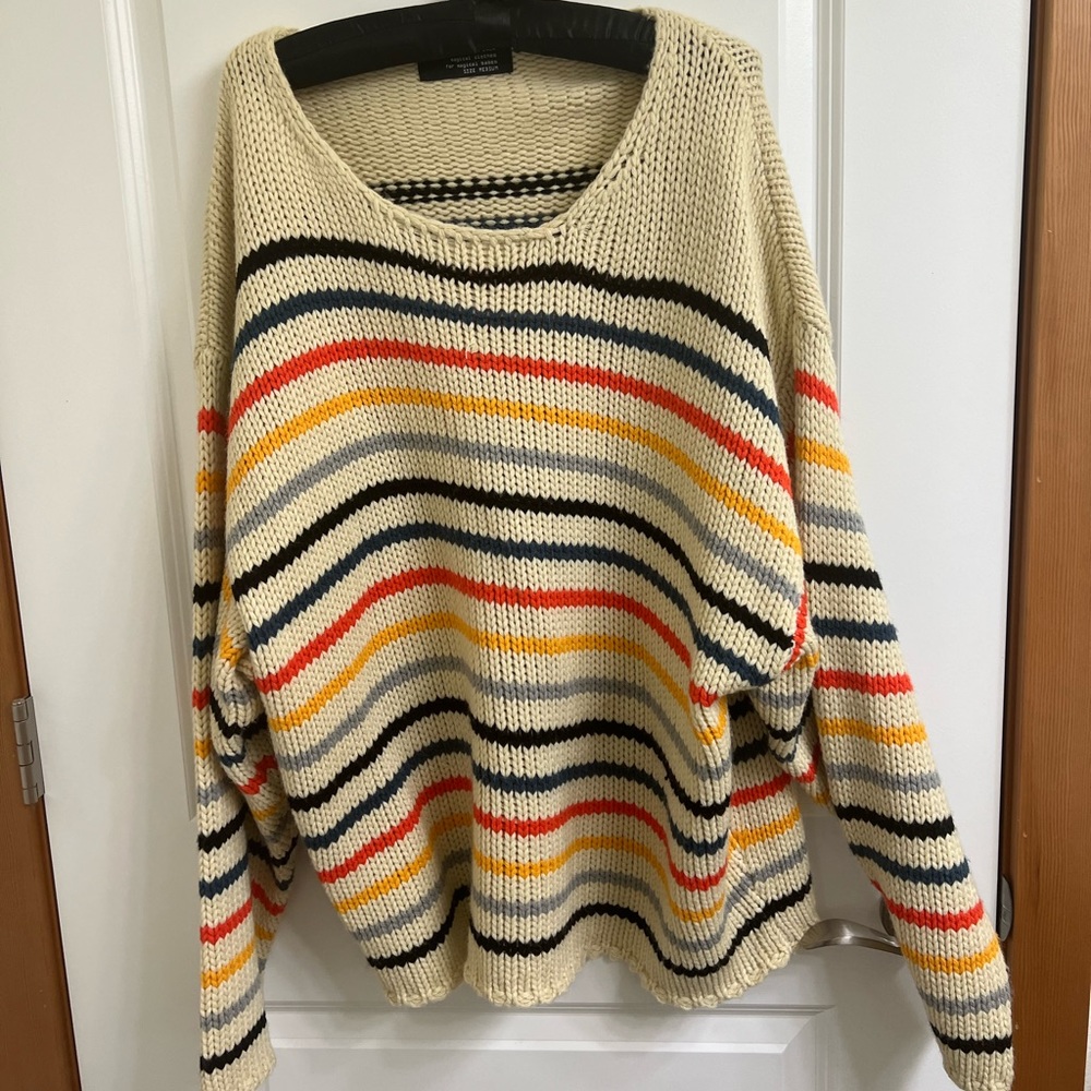 Dressed in Lala stripe sweater